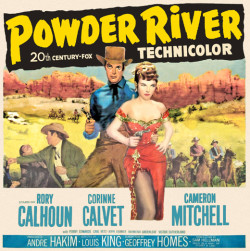 Powder River western movie starring Rory Calhoun